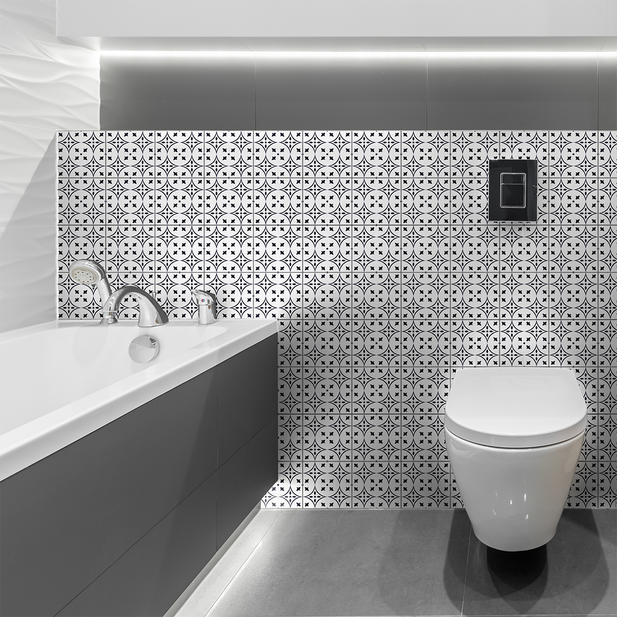 30 vinilo baldosas azulejos livia - adhesivo de pared - revestimiento sticker mural decorativo - 30stickers15x15cm
