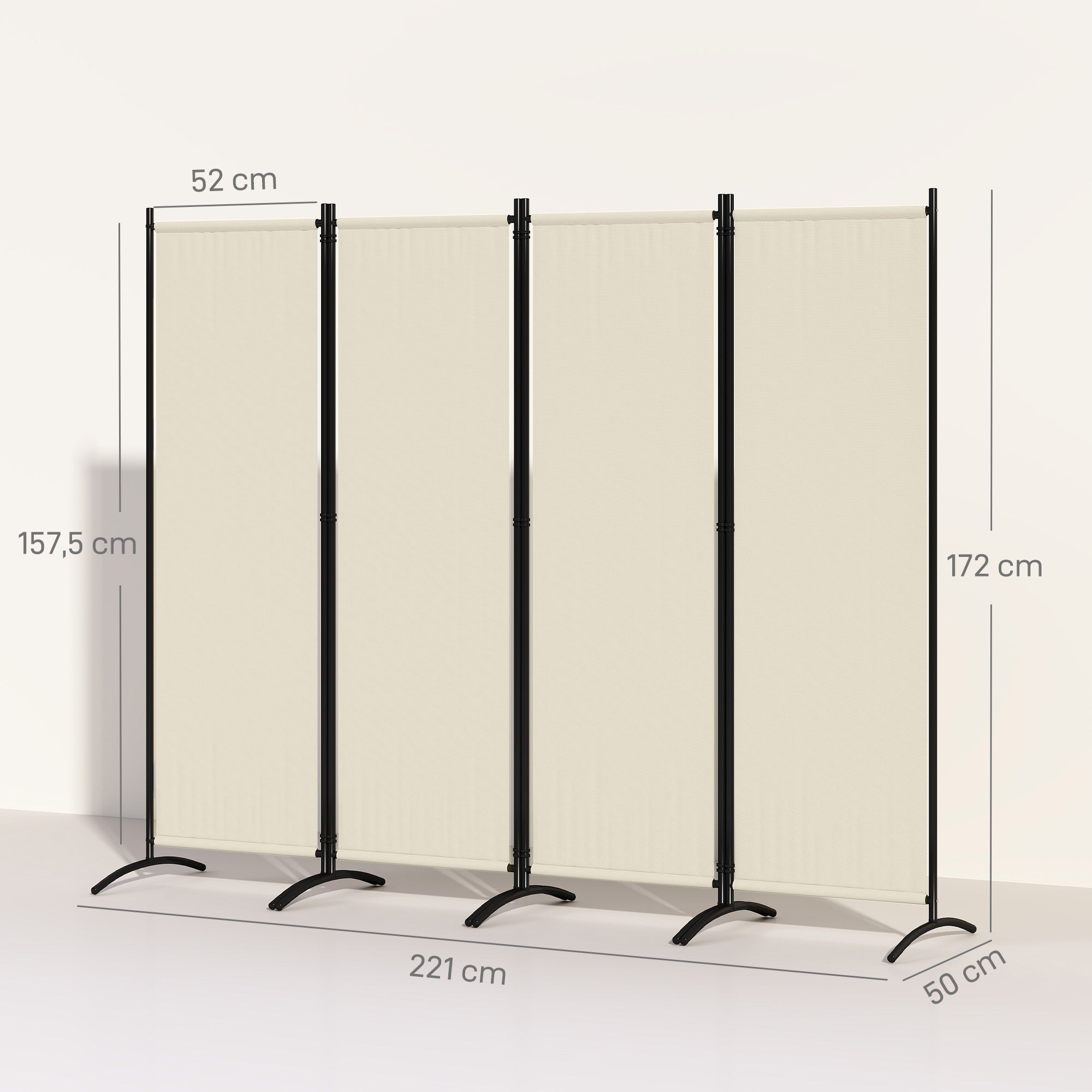 Paravent de jardin Polyester Outsunny - 3