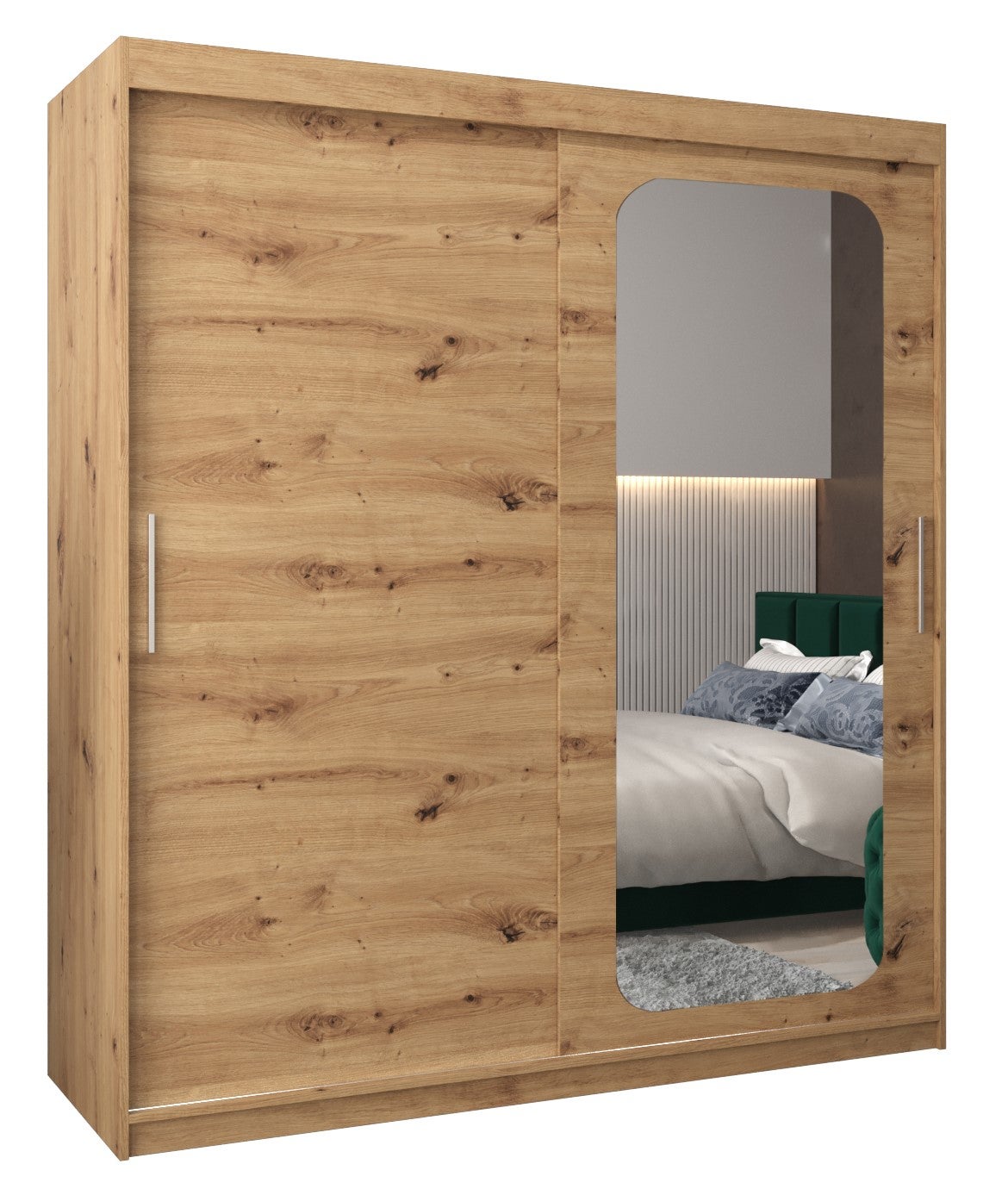 Szafa przesuwna garderoba PROMO T2 180 x 62 x 200 cm Artisan - Abiks Meble