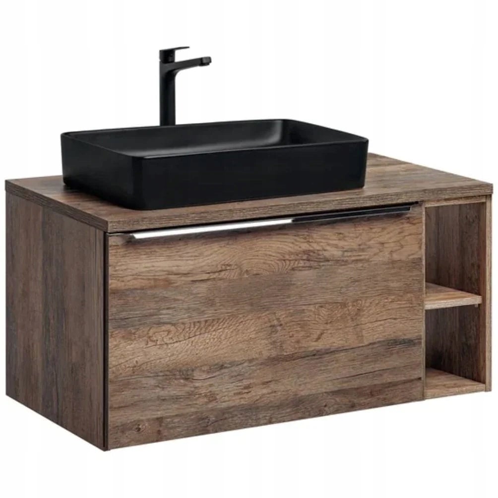 Blat łazienkowy 100 cm dąb Santa Fe Vintage płyta laminowana 2,5 cm - 4