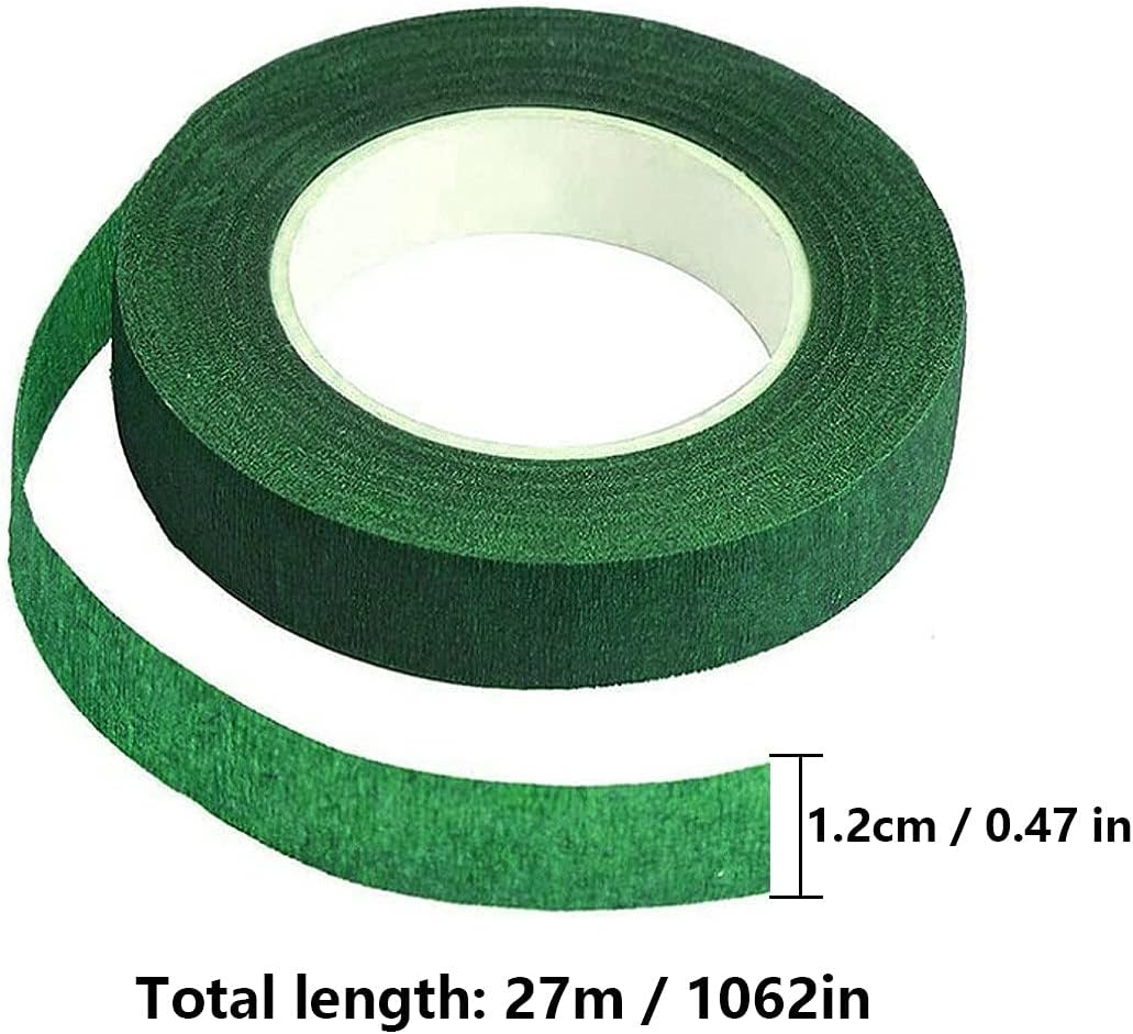 Ruban adhésif pour fleuriste (2 rouleaux) - Ruban pour bouquets, corsages et fleurs - 2
