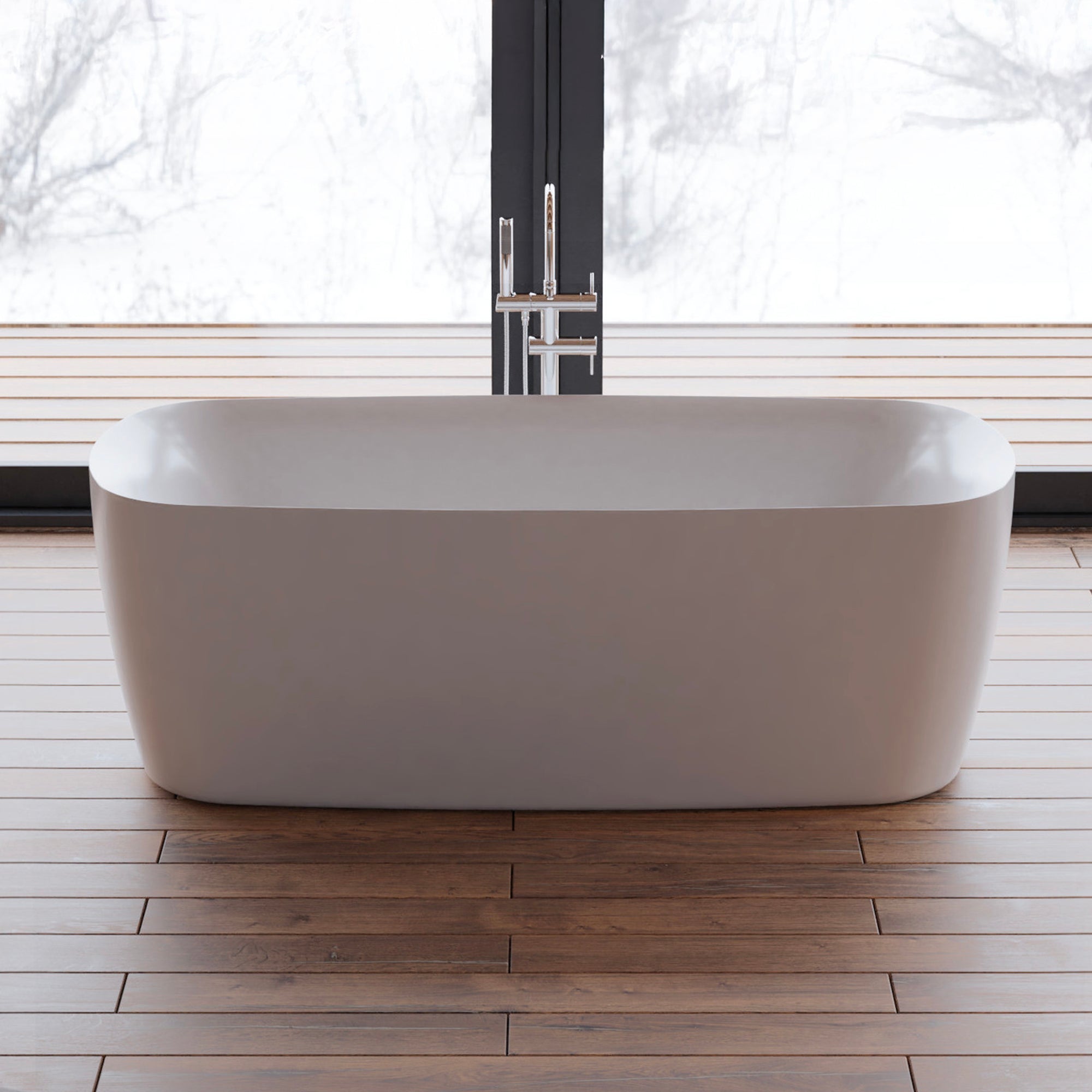 Baignoire Ilot Swing 170 blanche 170 x80 x58 cm, by SPALINA - 3