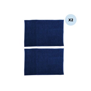 MSV Tappetino Doccia Antiscivolo Rosso 50x80 Cm: Comfort E Sicurezza In Microfibra Chenille