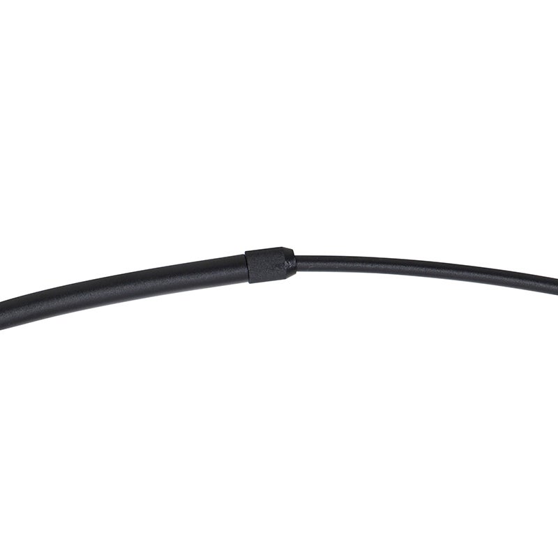 Lampadaire arc moderne noir avec abat-jour duo noir et or - XXL - 6