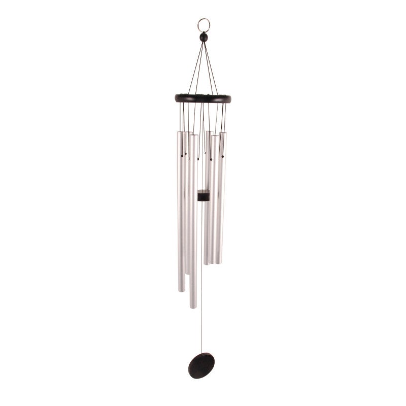 Carillon à Vent En Aluminium 12 Tubes - Mélodie Apaisante Pour Jardin, Balcon Ou Intérieur