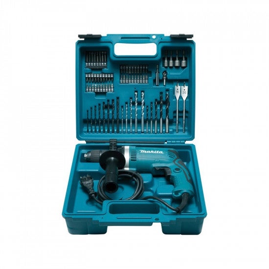 Makita HP 1631 KX3 Perceuse à percussion 710 W + Coffret de transport — free download