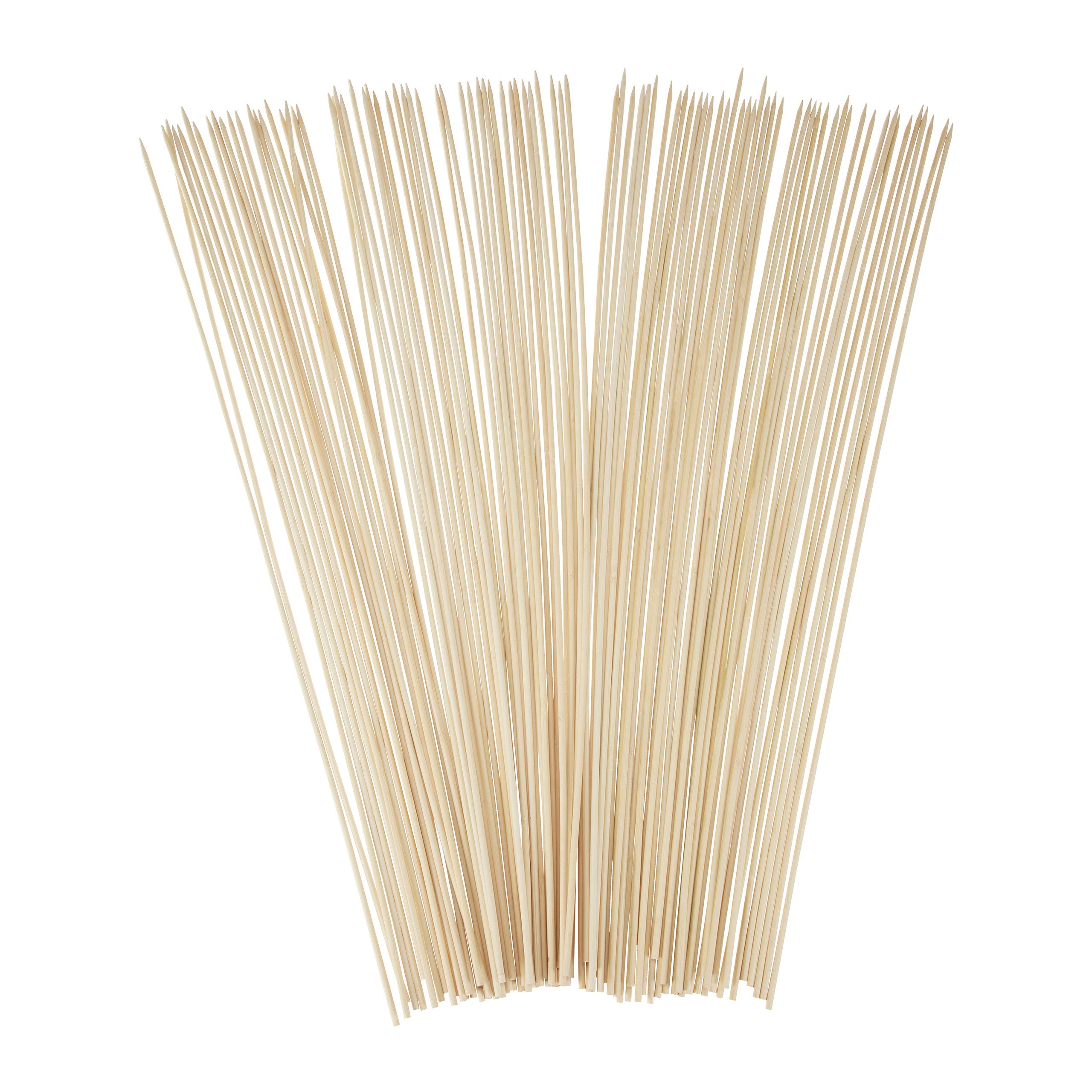 Relaxdays Set 300 Spiedini in bambù, Spiedi 40 cm, Stecchini, Bastoncini per Salsicce, Zucchero Filato, Ø 4 mm, Naturale - 7