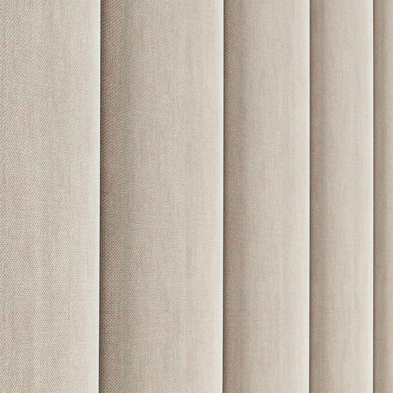 Cabecero tapizado nórdico líneas verticales tela antimanchas Beige para cama 135 cm - 145x125 cm - 6