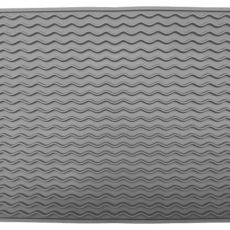 Silikonowa mata ociekowa 40 x 30 cm, silikonowa mata do suszenia naczyń, mata do suszenia naczyń na blat kuchenny