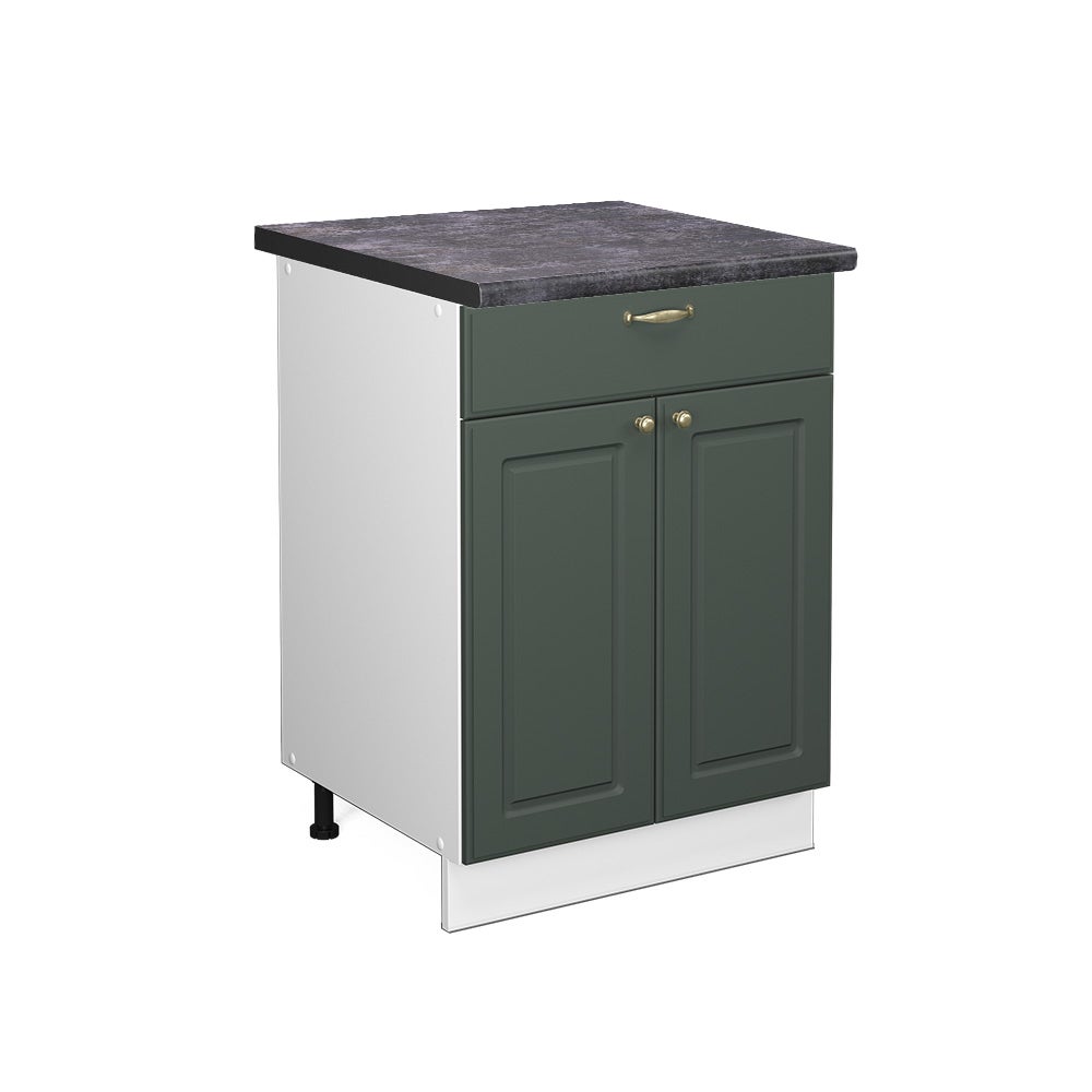 Vicco Szafka dolna do kuchni Fame-Line, Green Gold Country, 60 cm z szufladą, BP Antracyt