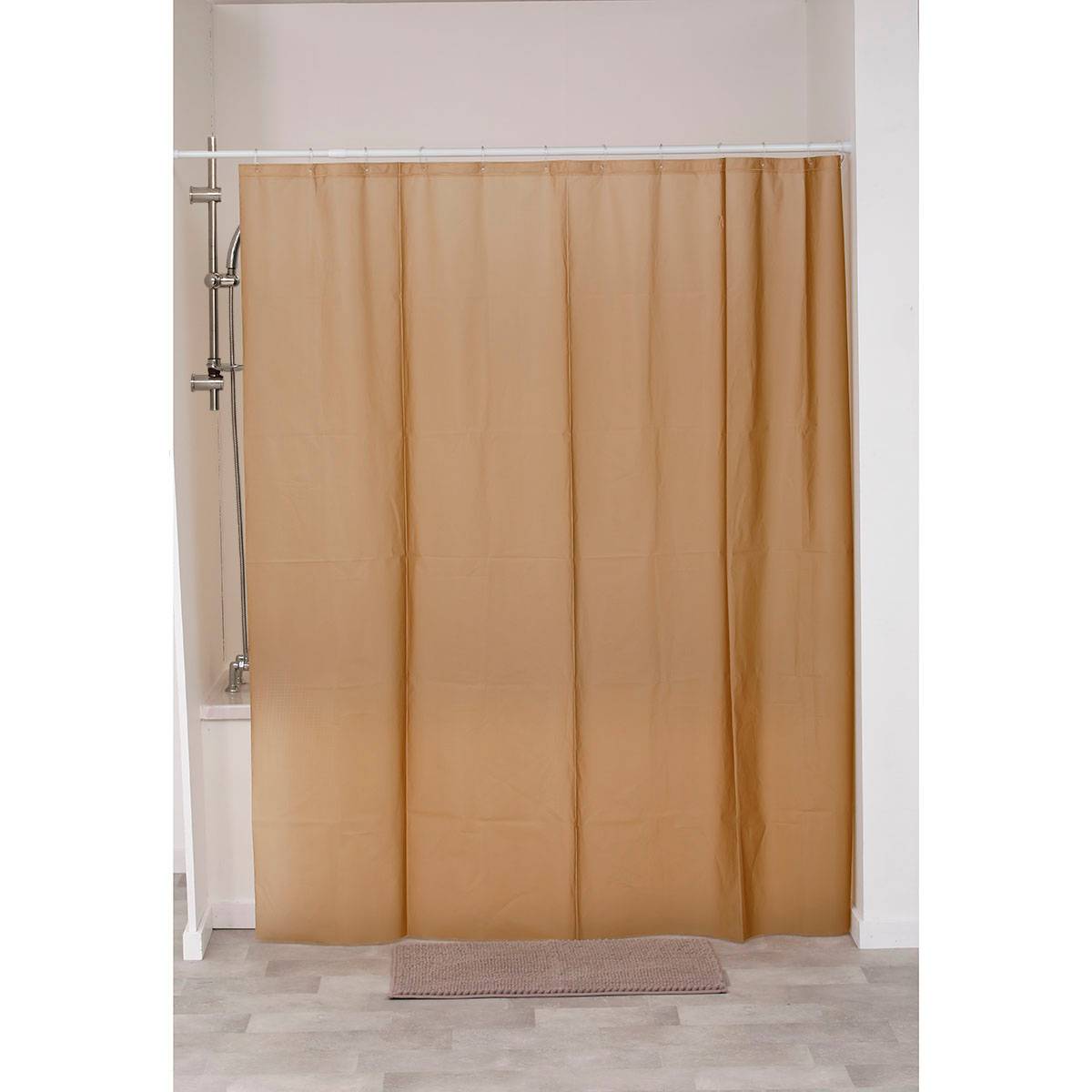 Cortina De Ducha EVA 180x200 Cm - Diseño 3D Cubos De Agua, Impermeable, Antibacteriana, Con 12 Ganchos