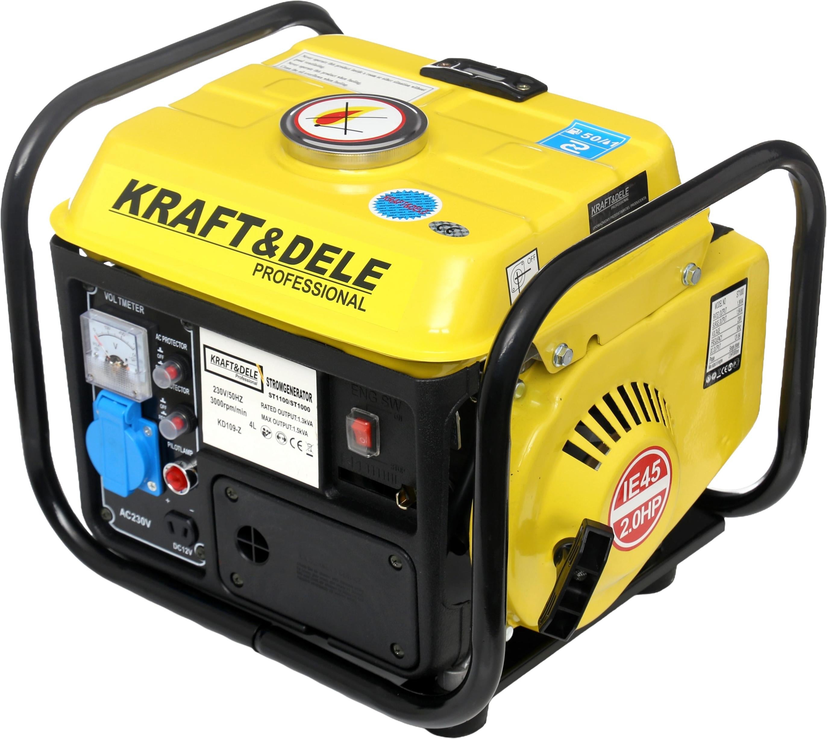 Générateur Groupe éléctrogène 1200W 12/230V - 4