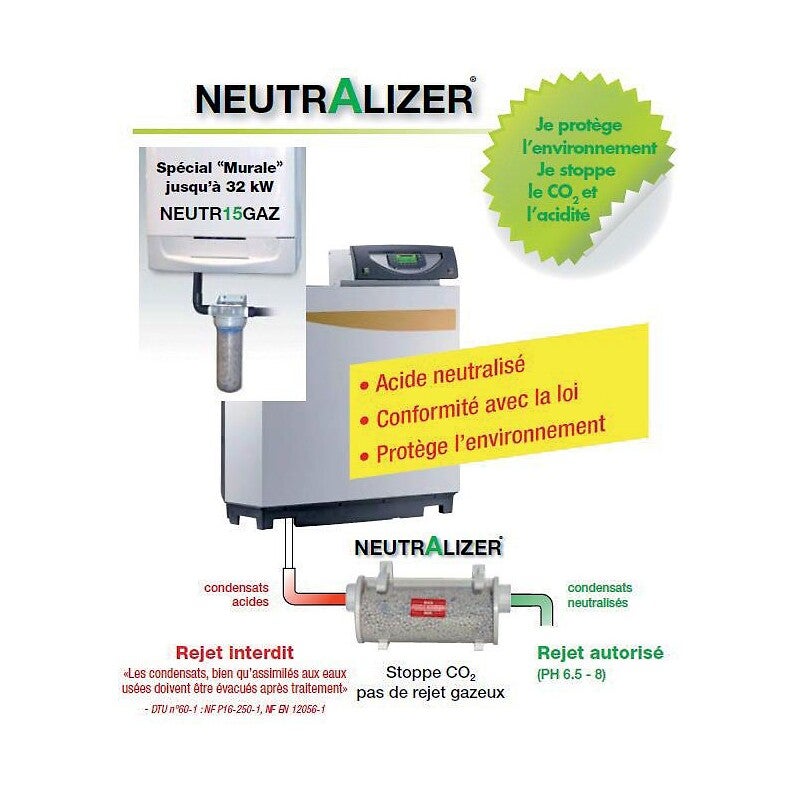 Neutraliseur de condensats - Pour chaudière gaz murale - 4