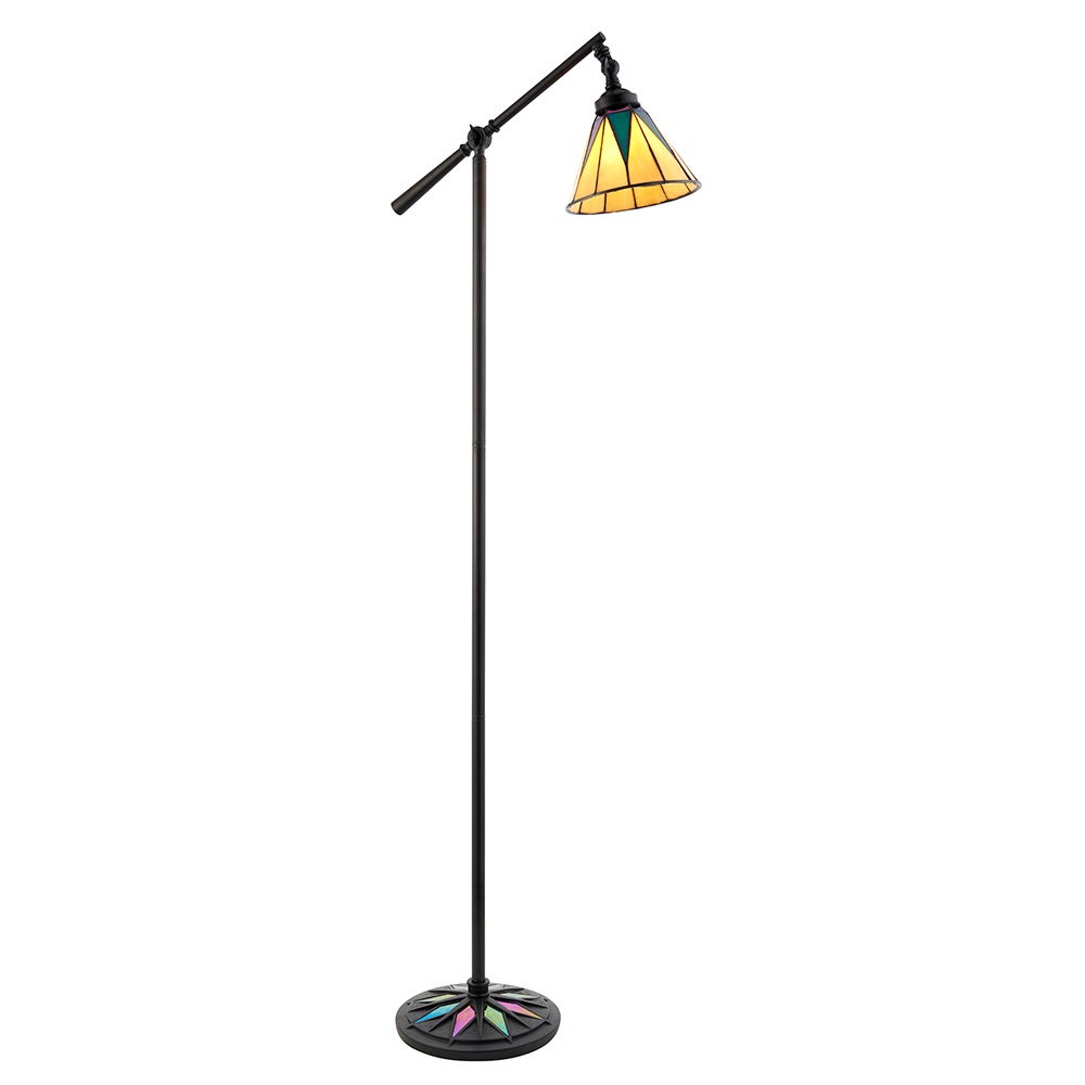 Lampa stojąca czarna gwiazda DARK STAR czarna 1xE14x15W metal wym:154x26x55cm IP20 Tiffany