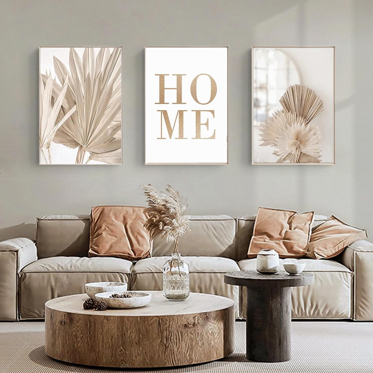 Lot de 3 impressions sur toile - Style bohème moderne - Décoration pour salon et chambre à coucher - Sans cadre 3 x 50 x 70 cm - 2