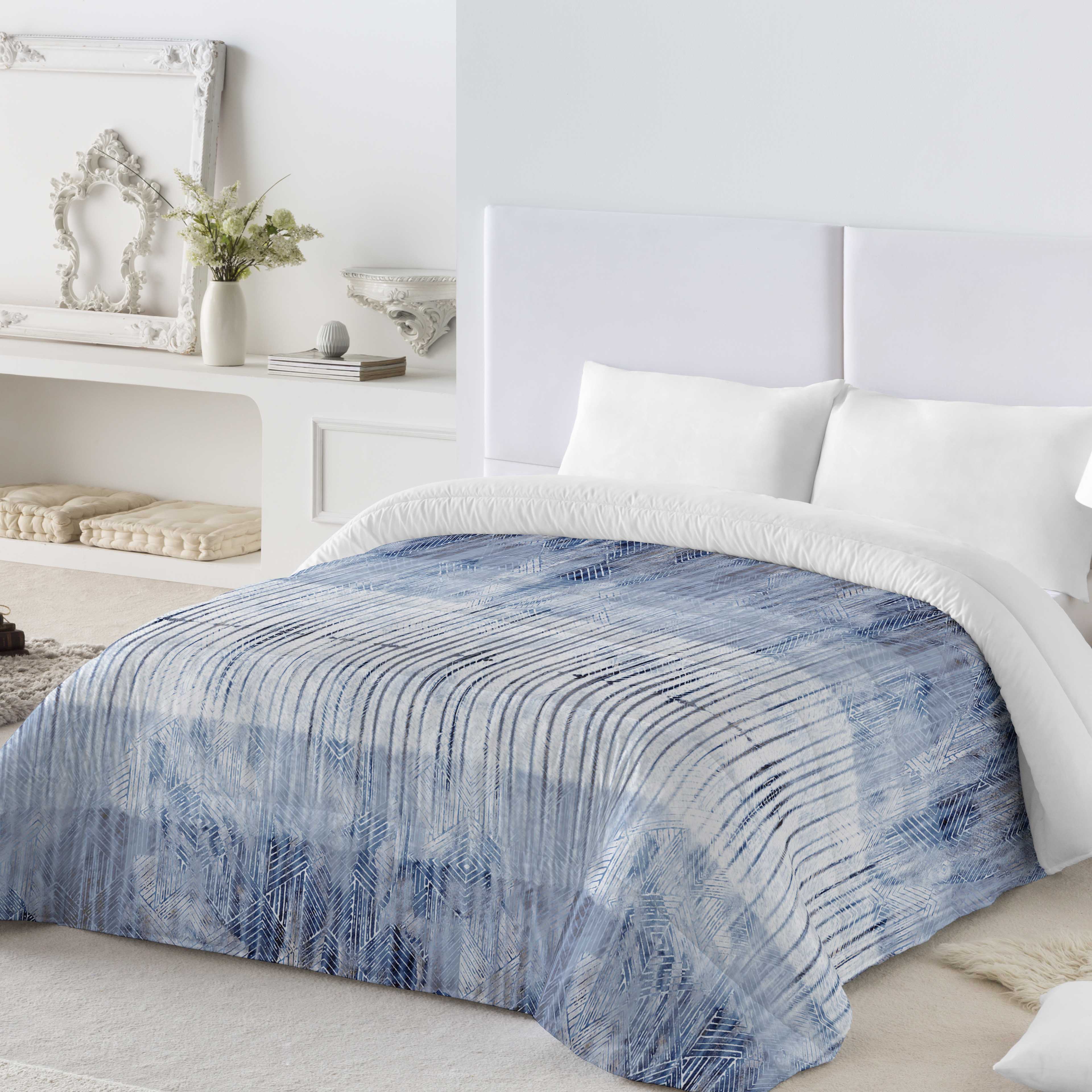 EDREDÃO CAPA DE EDREDÃO TEXTURA DE VELUDO ESTAMPADA 104870 CAMA 180 - 3