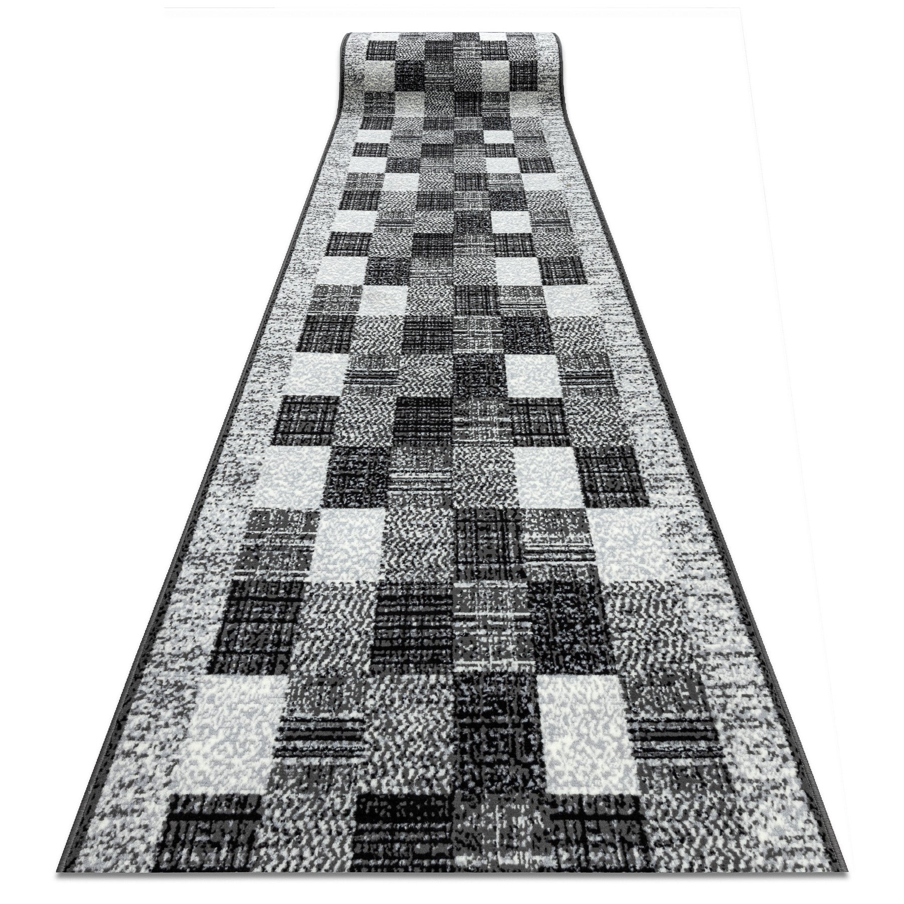 CHODNIK BCF RAFIA szary 100 cm 100x590 cm