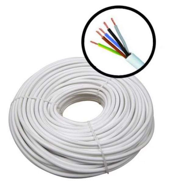 Cablu electric ALIAJ 5×1,5 – Rola 100m