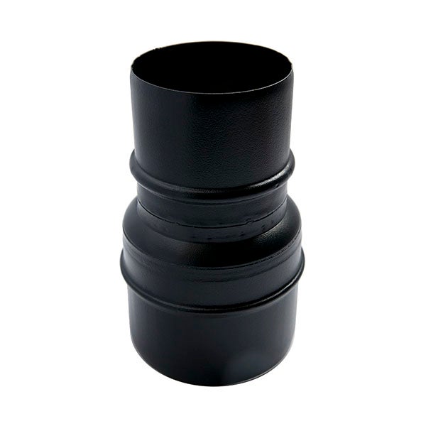Riduzione Per Canna Fumaria Pellet Superior — Ø 120 Mm A Ø 80 Mm, Acciaio Carbonio, Vernice Antigraffio