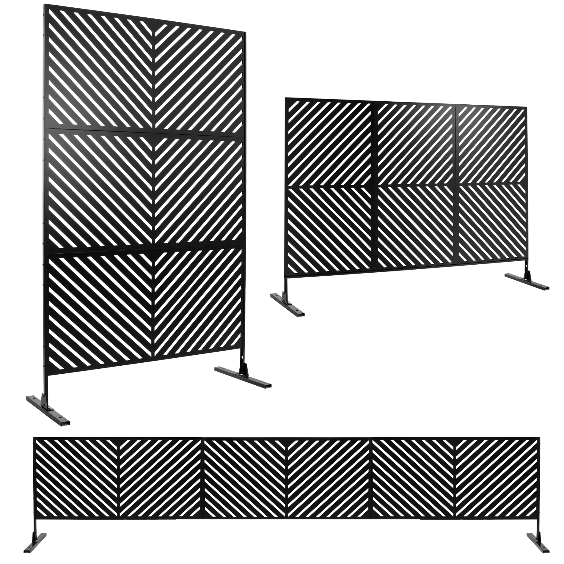 Metalowa ścianka ogrodowa, parawan dla prywatności, osłona ogrodowa, przegroda tarasowa balkon ogród Be-active.pl