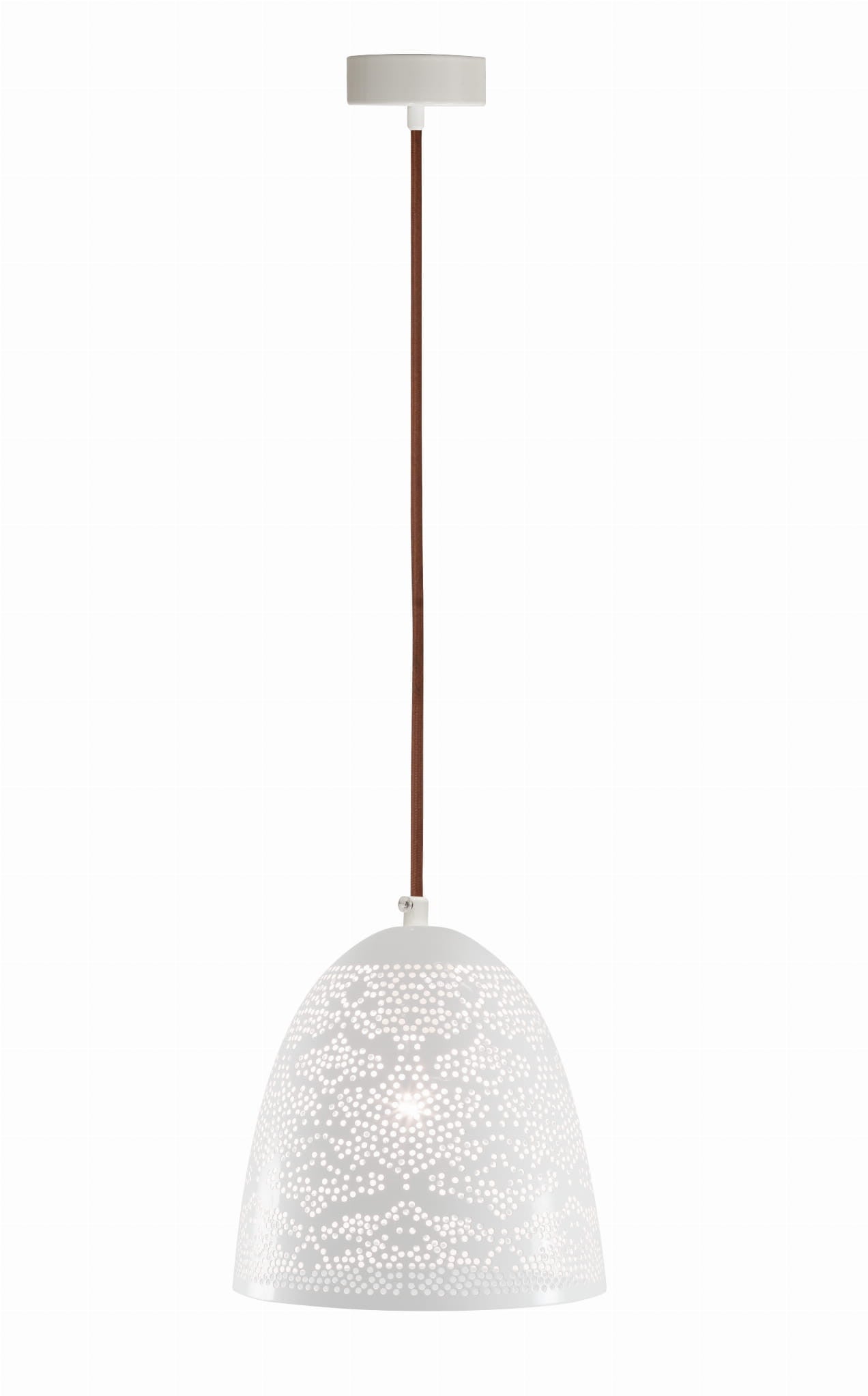 Lampa wisząca BENE biała 1 x E27 x 60W wym: 125 x 20 x 20 cm Candellux