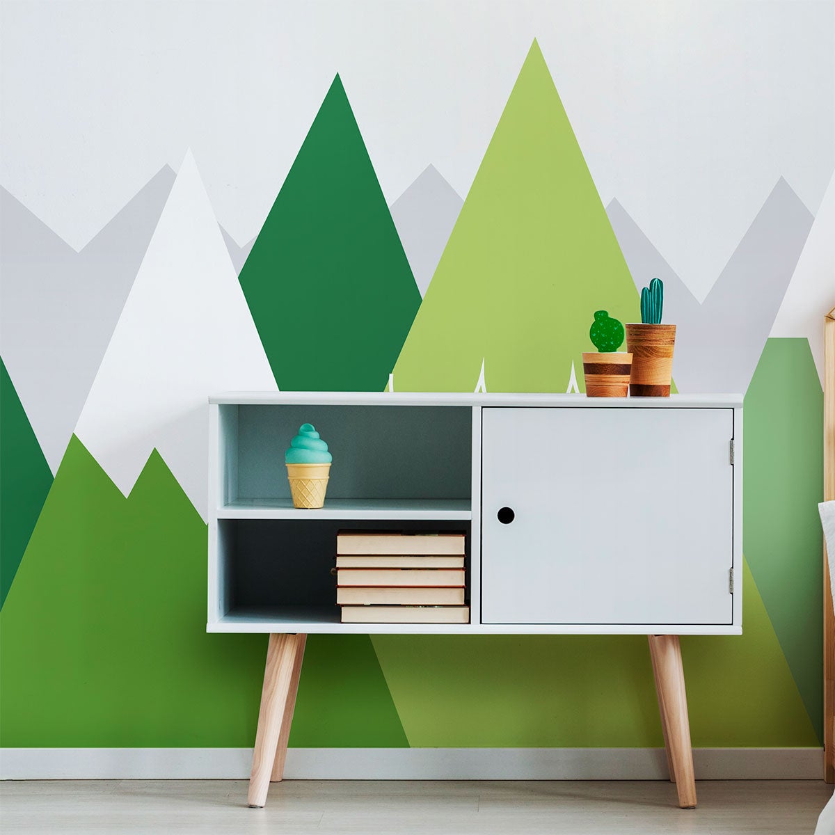 Adesivo bambino di montagna scandinavo eka - Sticker adesivo - adesivi murali - 80x120cm - 3