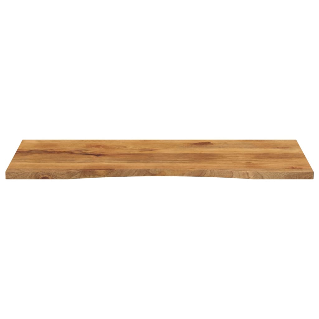 Maison Exclusive - Dessus de bureau avec courbe 110x60x2,5 cm manguier massif brut - 3
