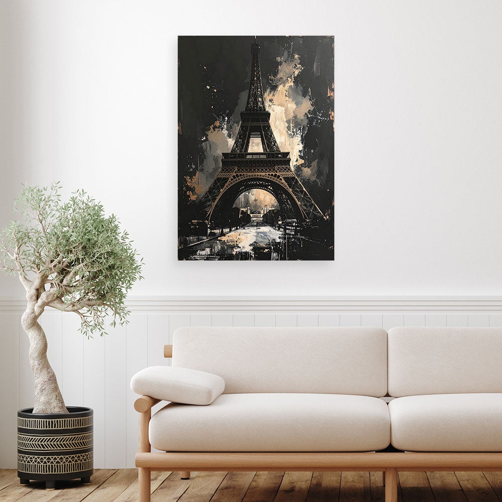 Obraz nowoczesny do salonu sypialni biura hotelu, Paryż Wieża Eiffla 80x120 - 2