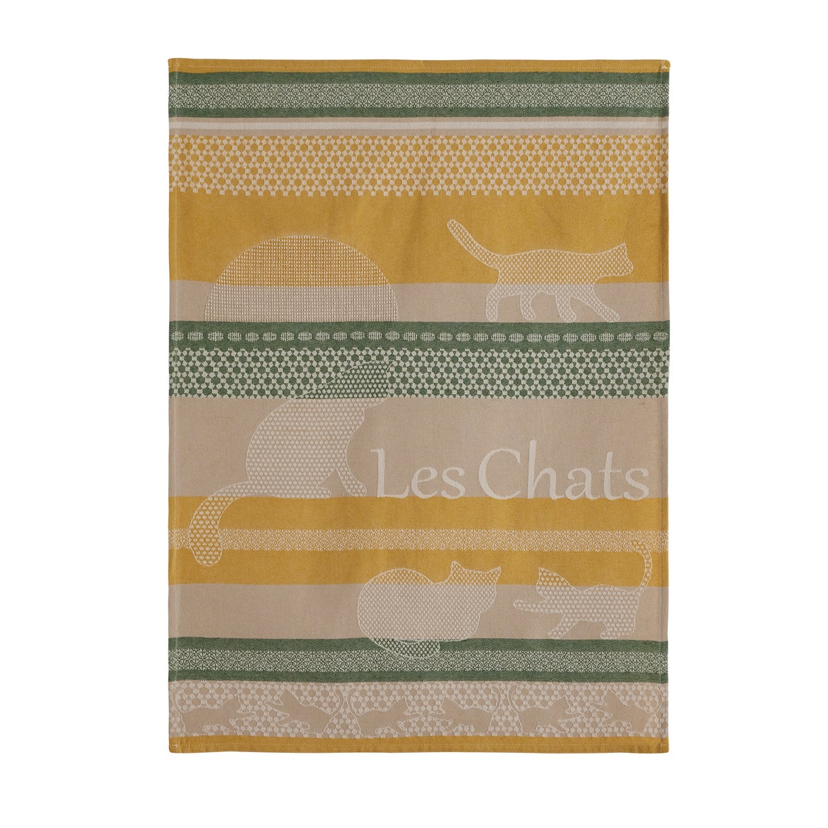 Torchons Imprimés Chats – 100% Coton, Made In Vosges