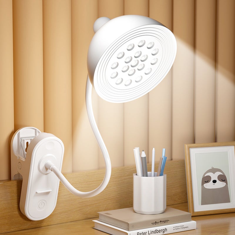 Lampada Da Lettura LED Pieghevole In Legno – Ricaricabile USB, Luce Calda E Atmosfera Per Notte E Scrivania