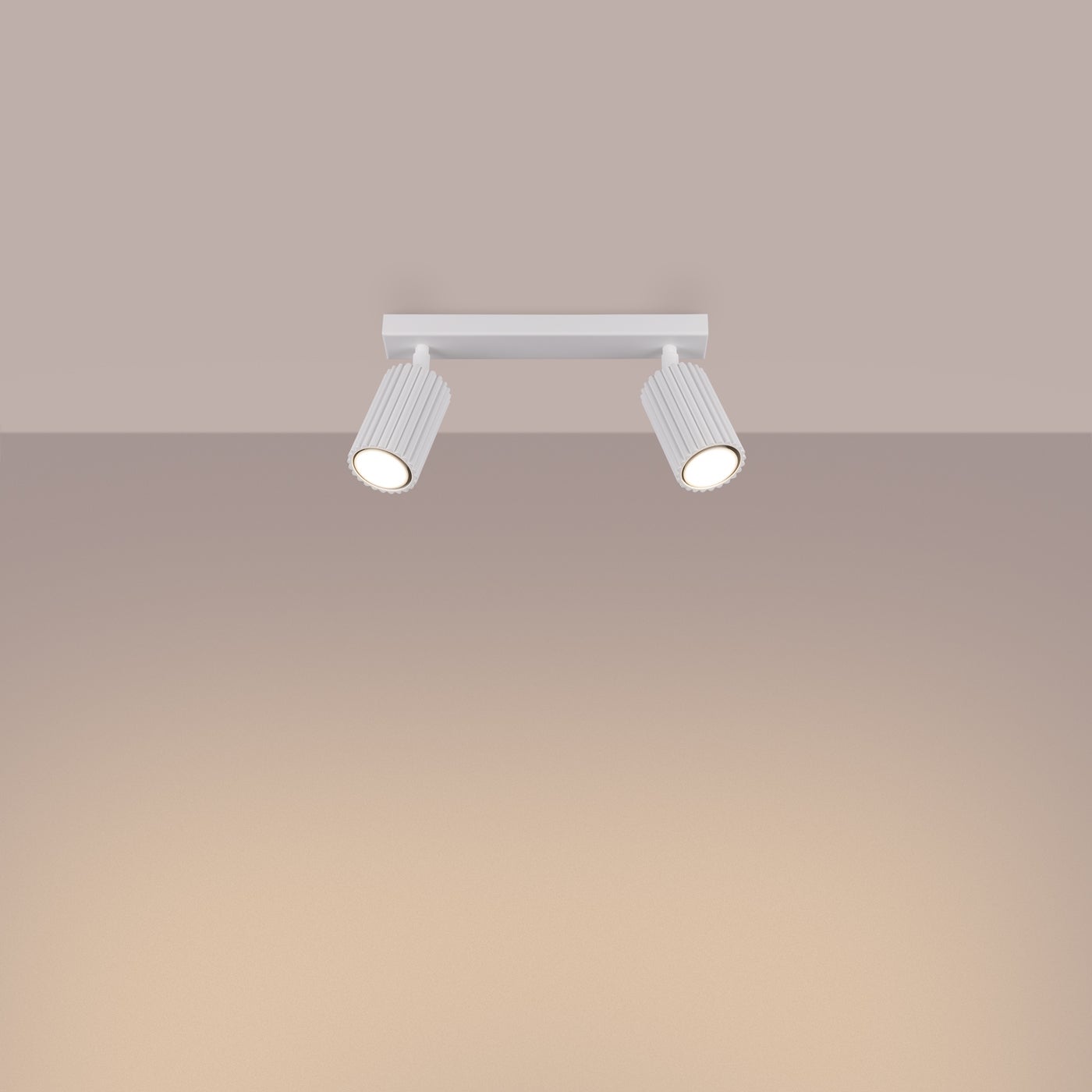 Plafon GLOOW 2 biały LED 3000K - 30x6.5x16.5cm Sollux