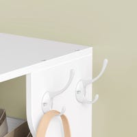 Organizador De Zapatos Para Entrada – Estante De Varios Niveles En PP, Acero Y Tela No Tejida, Ideal Para Ahorrar Espacio En Puertas, Armarios O Garajes