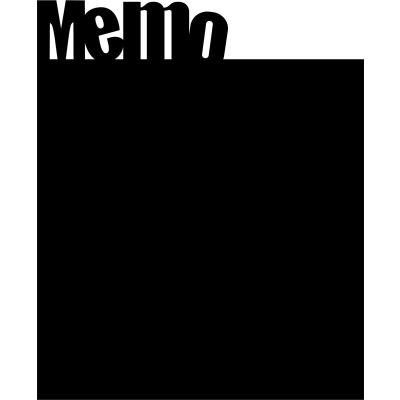 Adesivo ardesia Prenota note - Sticker adesivo - adesivi murali - 135x110cm - 2