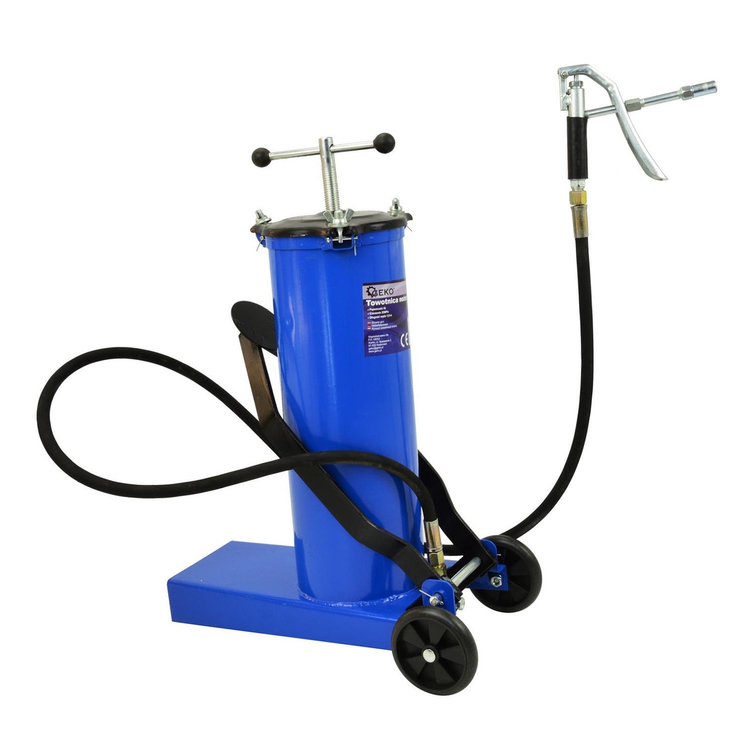 Gresor pompa manuala de gresat vaselina 6l portabila