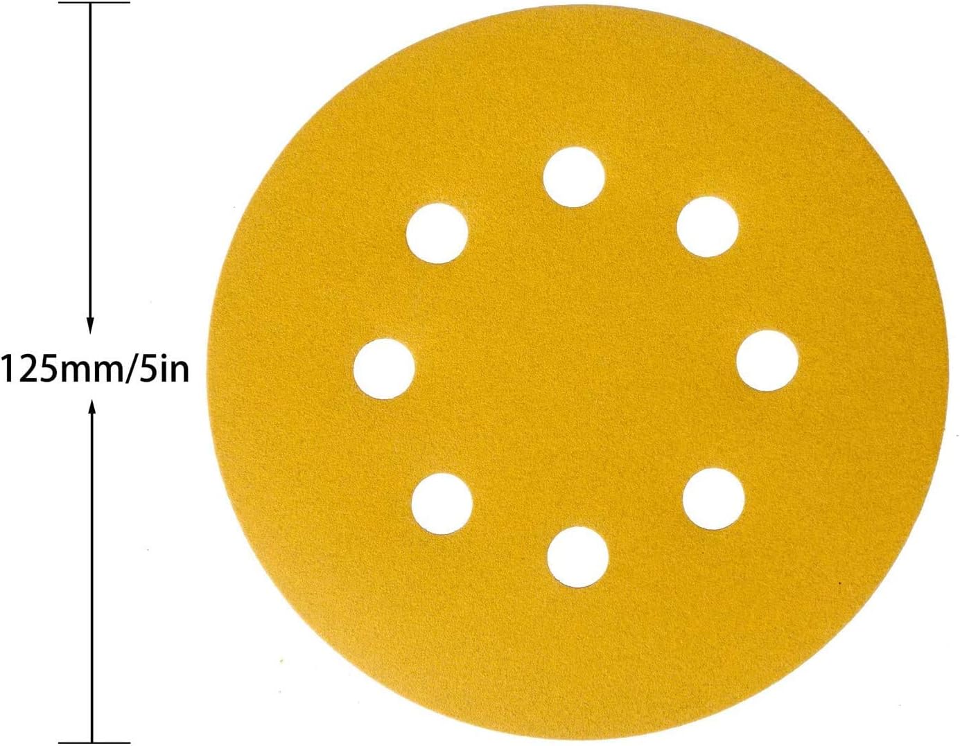 Lot De 80 Disques Abrasifs 125mm Mixte (grains 40 à 240) Pour Ponçage Bois/métal