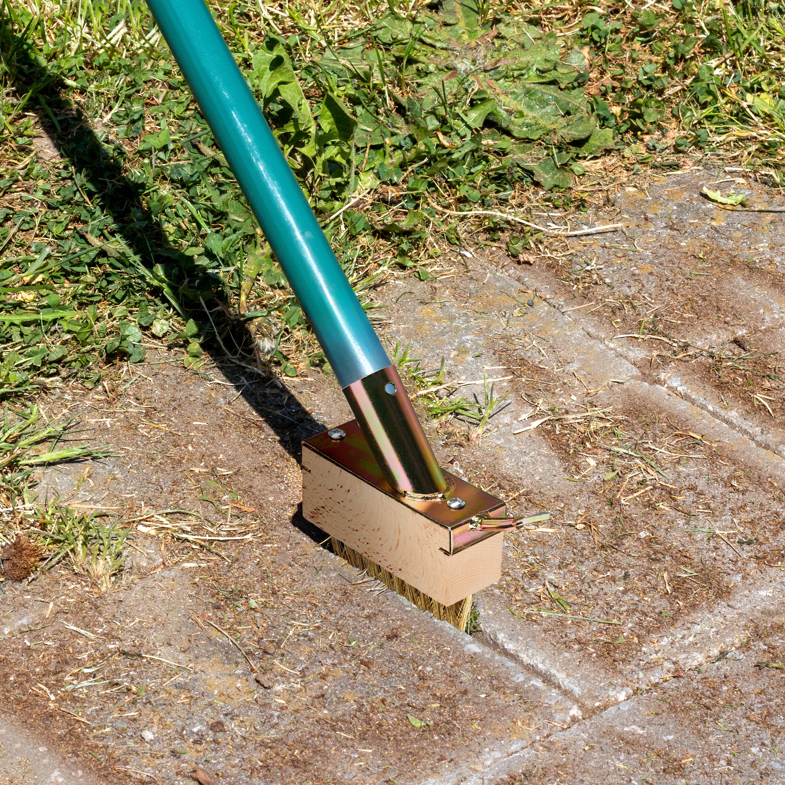 Set 5 Spazzole Per Fughe In Acciaio – Con Setole In Metallo E Raschietto – Per Eliminare Erbacce, Muschio E Macchie – Scopa Da Giardino - 2