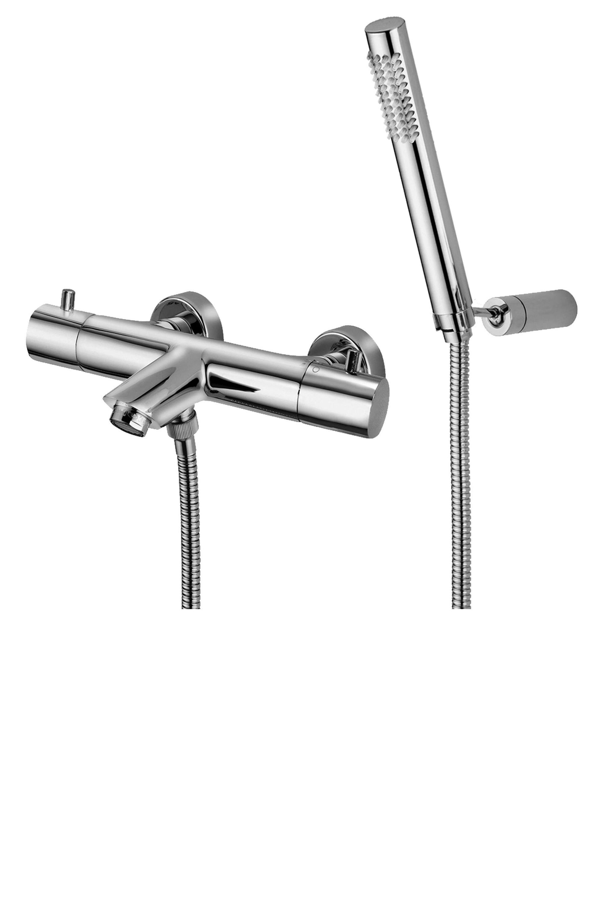 Mitigeur de douche thermostatique - Chromé - 3 fonctions - Kubix Mitigeur de douche thermostatique - Chromé - 3 fonctions - Kubix