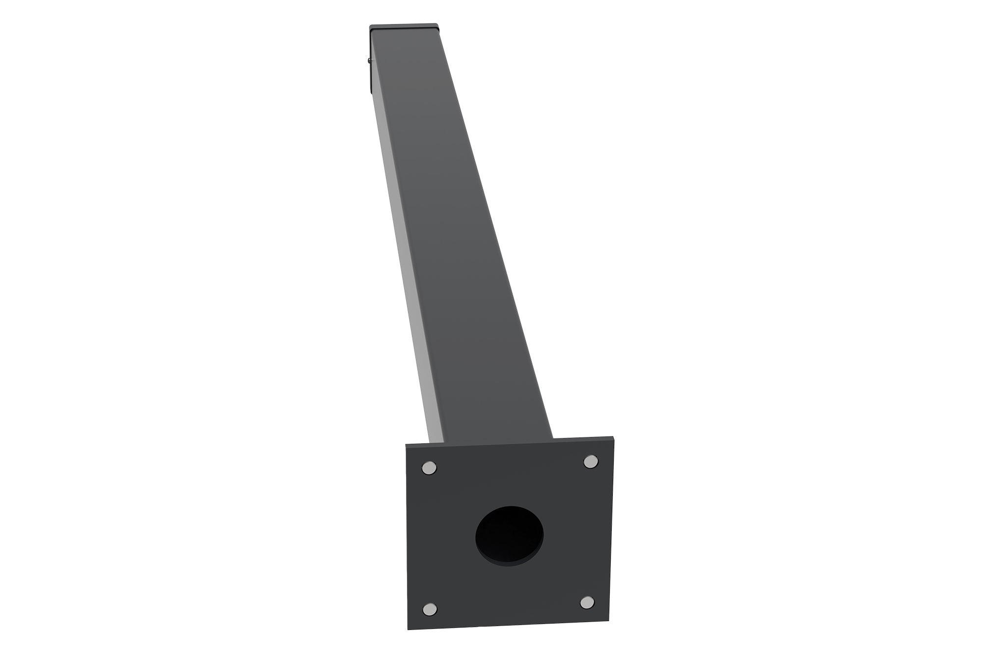 Lot de 2 poteaux en fer CARMO 10x10cm H.145cm noir - 4