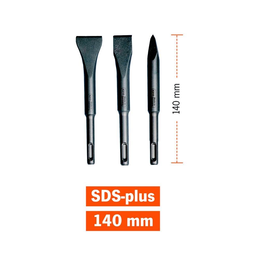 Set de 3 dalti scurte PROJAHN prindere SDS-PLUS 3buc