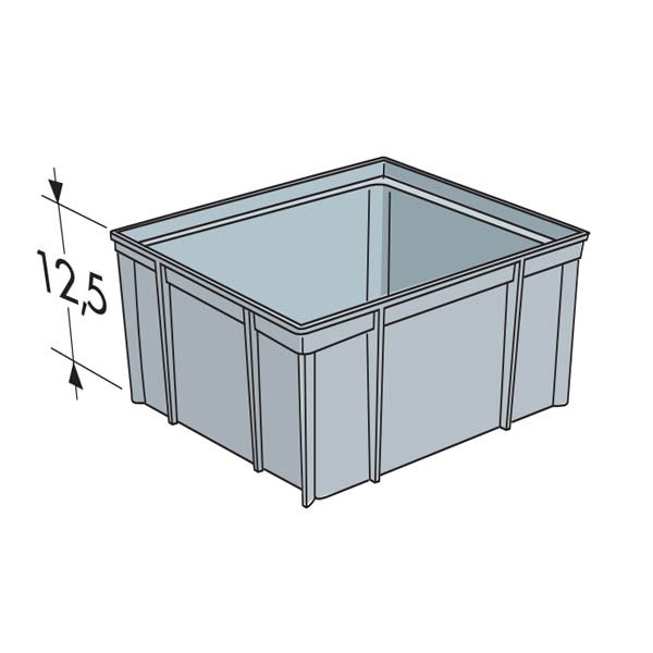 Réhausse pour regard d'évacuation des eaux pluviales - Clipsable - hauteur 125 mm - 2