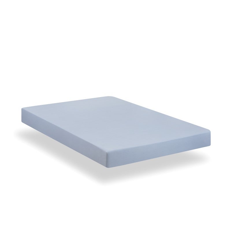 Sábana Bajera Ajustable 180 x 190/200 cm de Microfibra Cepillada Extra Suave Azul claro TODOCAMA - 2