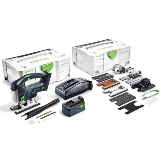 Scie Sauteuse Sans Fil Festool CARVEX PSC 420 - Avec Batterie 18V 4,0Ah - Haut De Gamme