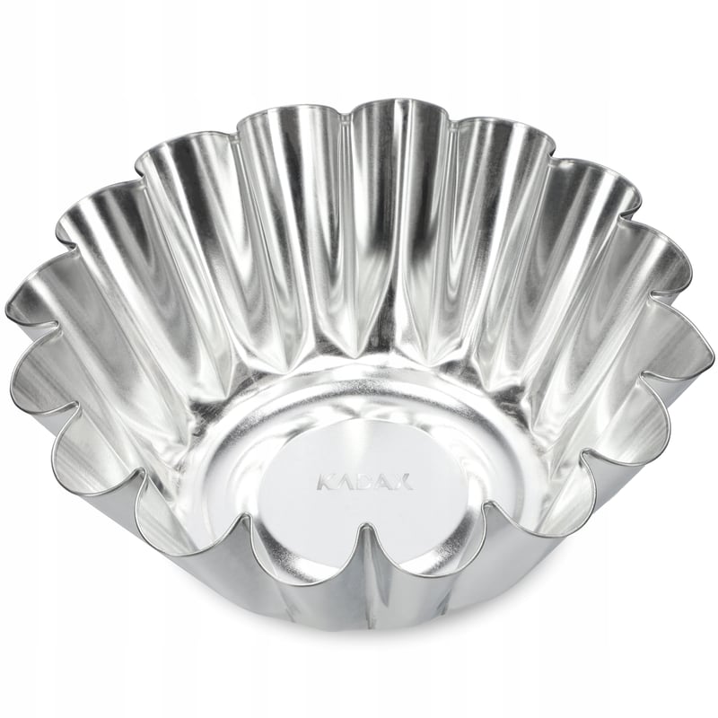 FORMA DO BABKI FOREMKA BLACHA BLASZKA DO PIECZENIA KARBOWANA OCYNOWANA 16cm