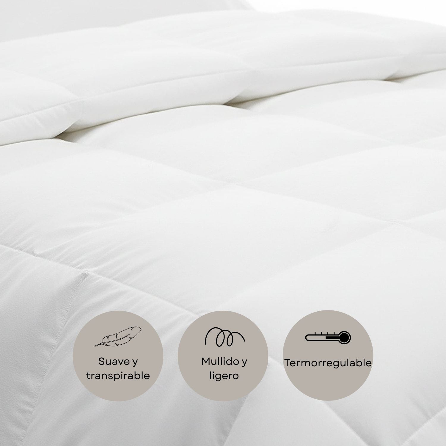 Relleno Edredón Nórdico 350gr Termorregulable Cama 135cm (220x220cm) Fusion Home - 4