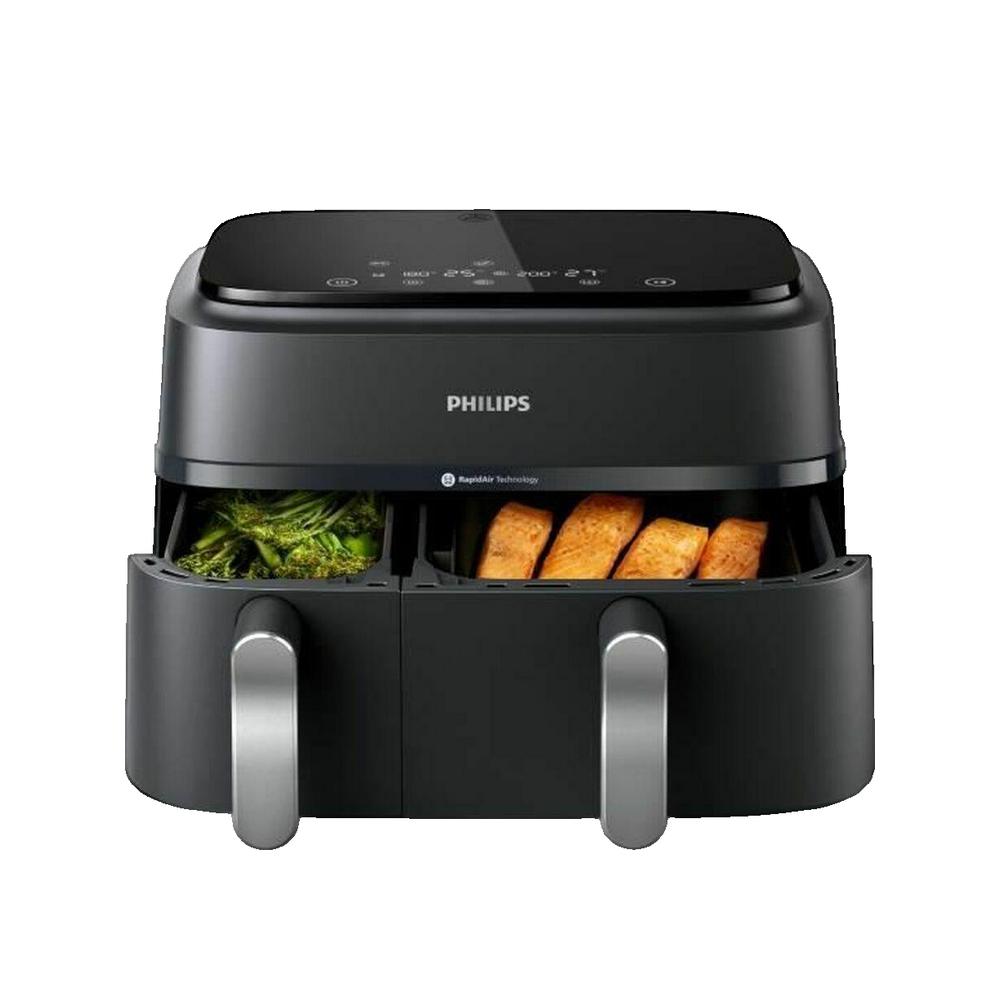 Philips Negro Freidora De Aire 3000 Series Dual Basket Airfryer Doble Cesta 9L 2750W - Imagen 2