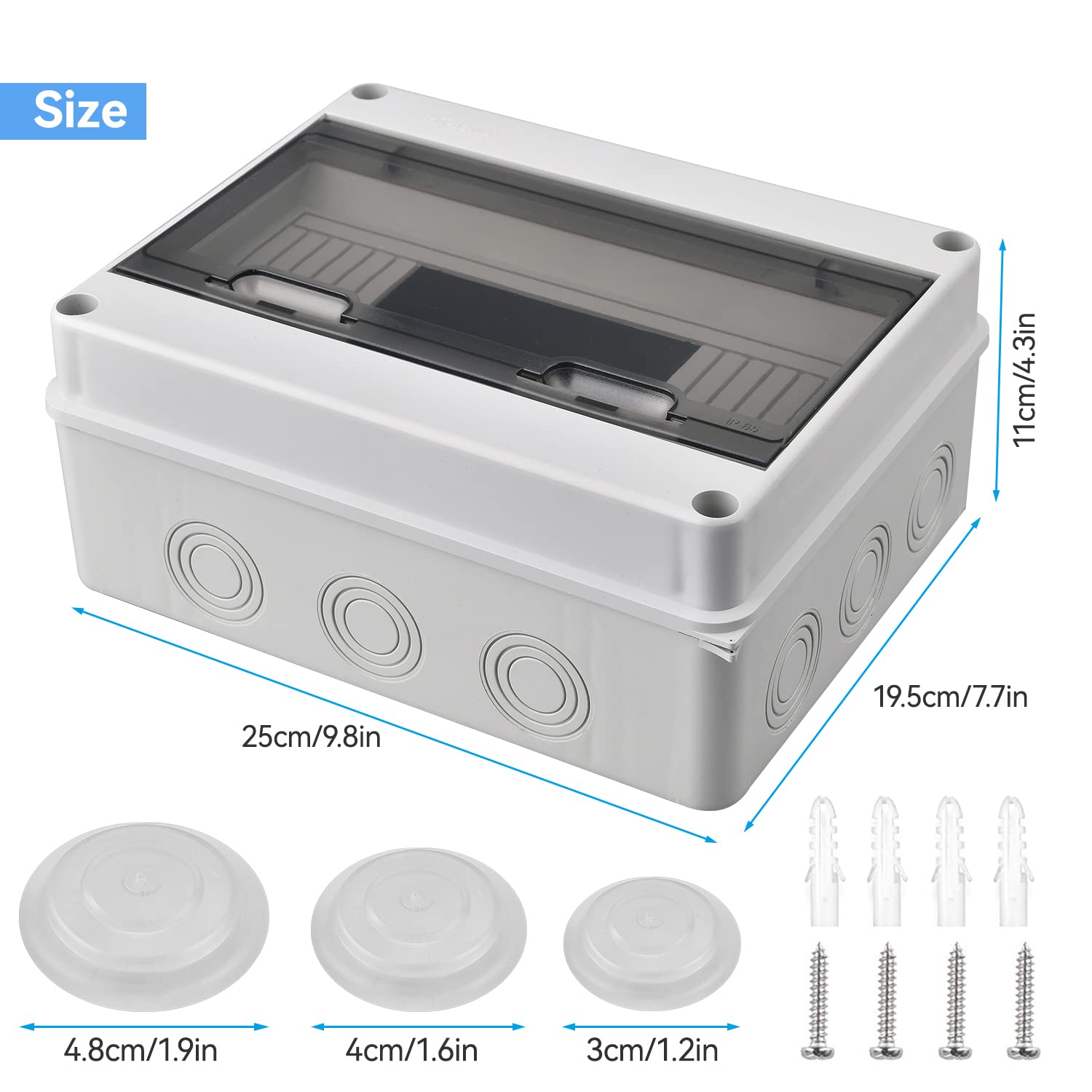 Boîtier De Distribution électrique En Plastique ABS Avec Protection 495891