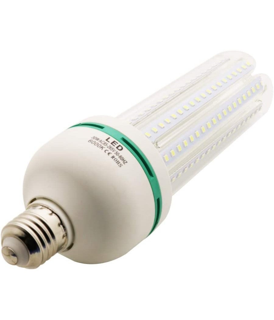 Trade Shop - Lampada Lampadina 4u A Led Da 30w Luce Fredda O Calda Basso Consumo Attacco E27 - Bianco Freddo - - 5