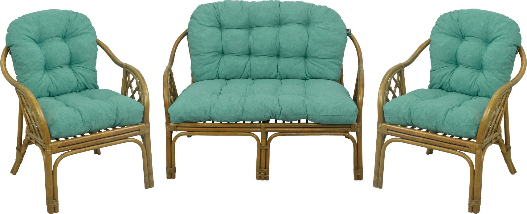 Poduszki na meble rattanowe AMPO komplet miętowy 1 kpl.