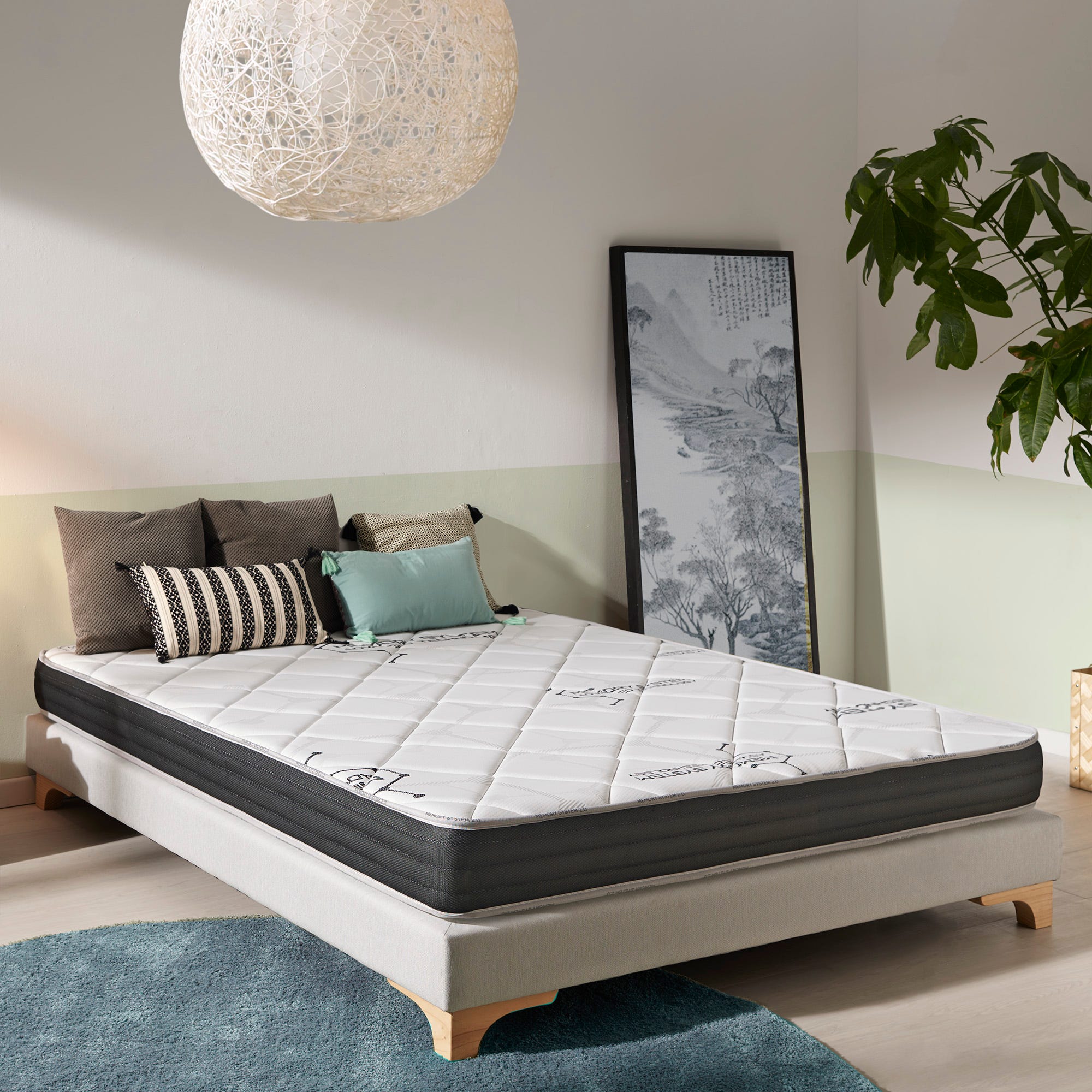 Matelas Mini Berceau DORMISSIMO 90x40cm - Mousse Coco Naturel 7cm | Respirant Anti Acariens