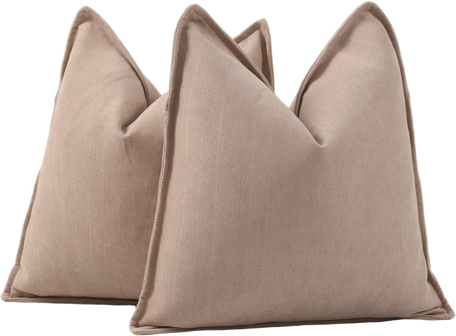 HOMFINER Set di 2 federe per cuscini bouclé, 30,5 x 51 cm, testurizzate, in bianco e nero, stile moderno, stile bohémien, decorative, rettangolari